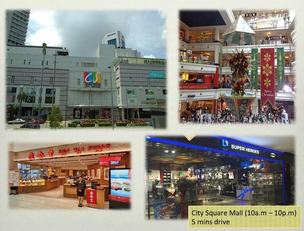 Seaview Condo Near Rf Mall, Food Court & Free Netflix Johor Bahru Eksteriør billede